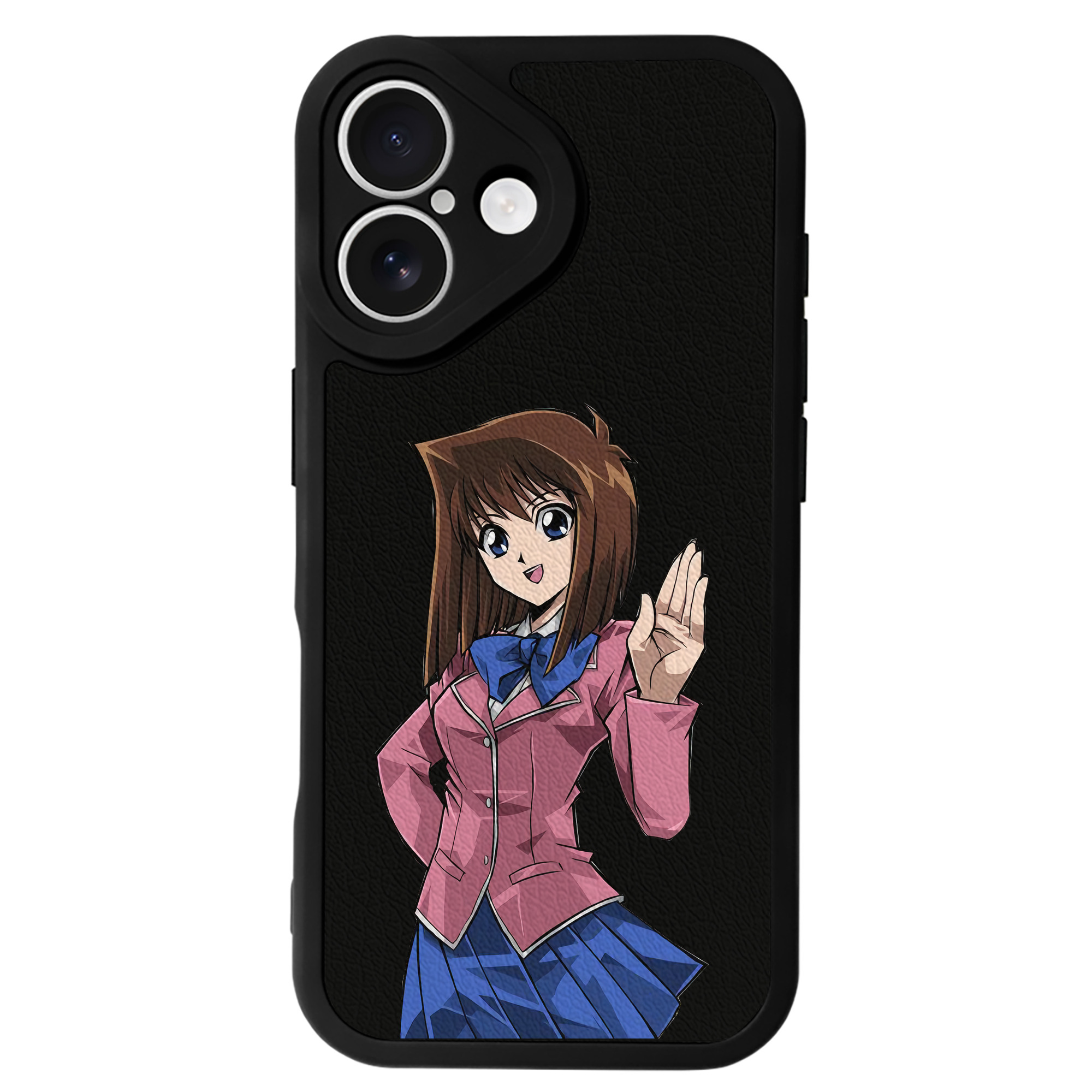 遊☆戯☆王 Yu-Gi-Oh! 【iPhone 16シリーズ対応】シリコンスマホケース（レザー調） 材質：シリコン